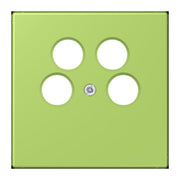 Jung - Einsatz/Abdeckung für Kommunikationstechnik Abdeckung für SAT-TV LC 990-4 SAT2 221 vert clair (32052)