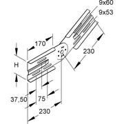 Niedax - Verbinder für Kabeltragsystem Gelenk WSGV 105