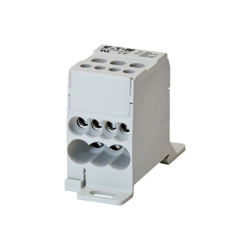 Eaton - Verteilerbaugruppe Klemmen Klemmenblock 1polig 80A BPZ-KB-6/80-ALU 6 Abgangsklemmen Alu