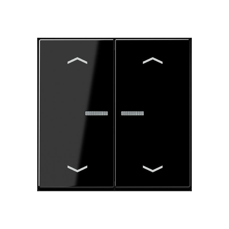 Jung - Bedienelement intelligent Taster 2fach BT A 17102 BF P SW JUNG HOME