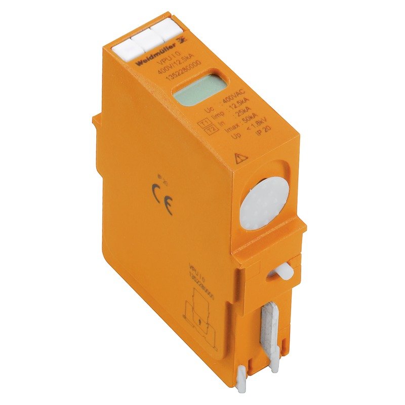 Weidmüller - Überspannungsableiter für Energietechnik/Stromversorgung Überspannungsableiter VPU I 0 400V/12,5KA Typ I + II
