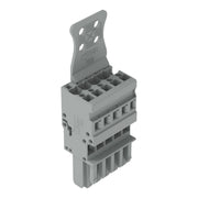 WAGO - Ein- und mehrpolige Klemmenleiste 1-Leiter-Federleiste 769-105/143-000 CAGECLAMP,4mm²,gr − 25 Stück
