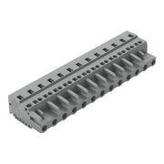 WAGO - Kabelsteckverbinder für Leiterplattensteckverbinder 1-Leiter-Federleiste 231-213/026-000 CAGECLAMP,2,5 mm²,gr − 10 Stück