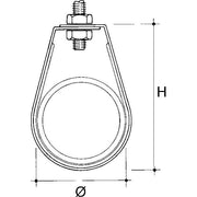 Niedax - Befestigungsschelle für Kabel/Rohre EKLIPS-Leit.-Rohrbf. PH-100 − 10 Stück