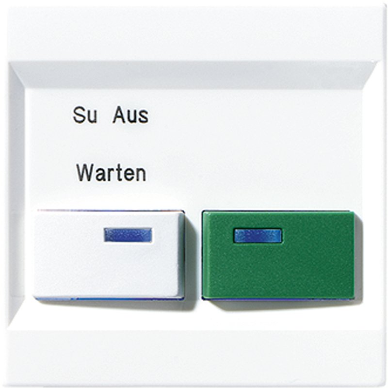 Jung - Abdeckung/Bedienelement für Installationsschalterprogramme Abdeckung aws LS 642 B-2 WW für Fab.Ackermann