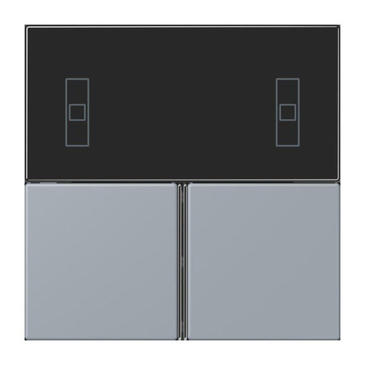 Jung - Abdeckung/Bedienelement für Installationsschalterprogramme Tastensatz 3fach LC 4093 TSA 257 gris clair 59