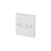 Metz Connect - Kommunikationsanschlussdose Kupfer Keystone Anschlussdose 1309152502KE EU- Style 2 Port