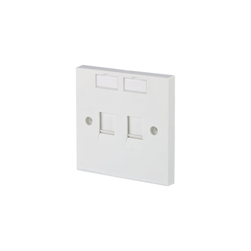 Metz Connect - Kommunikationsanschlussdose Kupfer Keystone Anschlussdose 1309152502KE EU- Style 2 Port