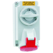 Bals Elektrotech - CEE-Steckdose abschaltbar, abgesichert (IEC 60309) Wandsteckdose GT abschaltb 1611 16A 5p 400V 6h IP44