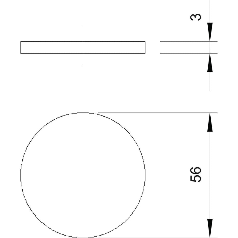 OBO Bettermann - Durchführungstülle Staubschutzplättchen 107 S VTEC PG48 PG48, ZPE, schwarz − 100 Stück