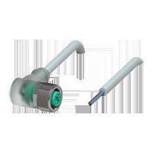 Pepperl+Fuchs Fabrik - Konfektioniertes Sensor-Aktor-Kabel Kabeldose,5m,3pol.,M12 V1-W-E2-5M-PUR gewinkelt,2LED,PUR
