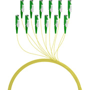 EFB-Elektronik - LWL-Pigtail E2000/APC8 Faserpigtail O0770.2 9/125, 2m − 12 Stück