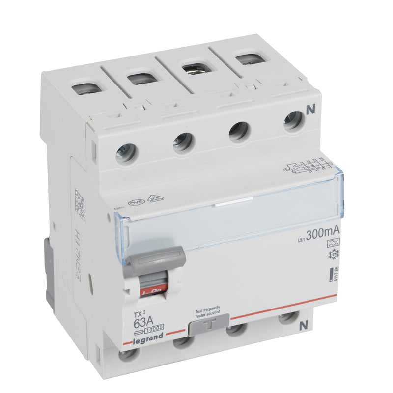 Legrand - Fehlerstrom-Schutzschalter Legrand 411786 63A 4P 300mA