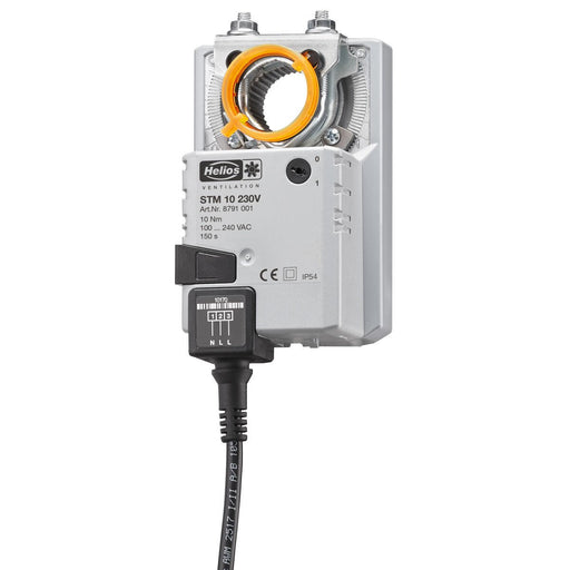 Helios Ventilatoren - Elektromotor Klappen-Stellmotor STM 10 230V 10Nm1-PH,230V50/60Hz