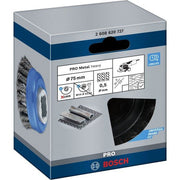 Bosch - Rotierende Drahtbürste PRO Metal heavy X-Lock 2608620727 Topfbürste 75 x 0,5