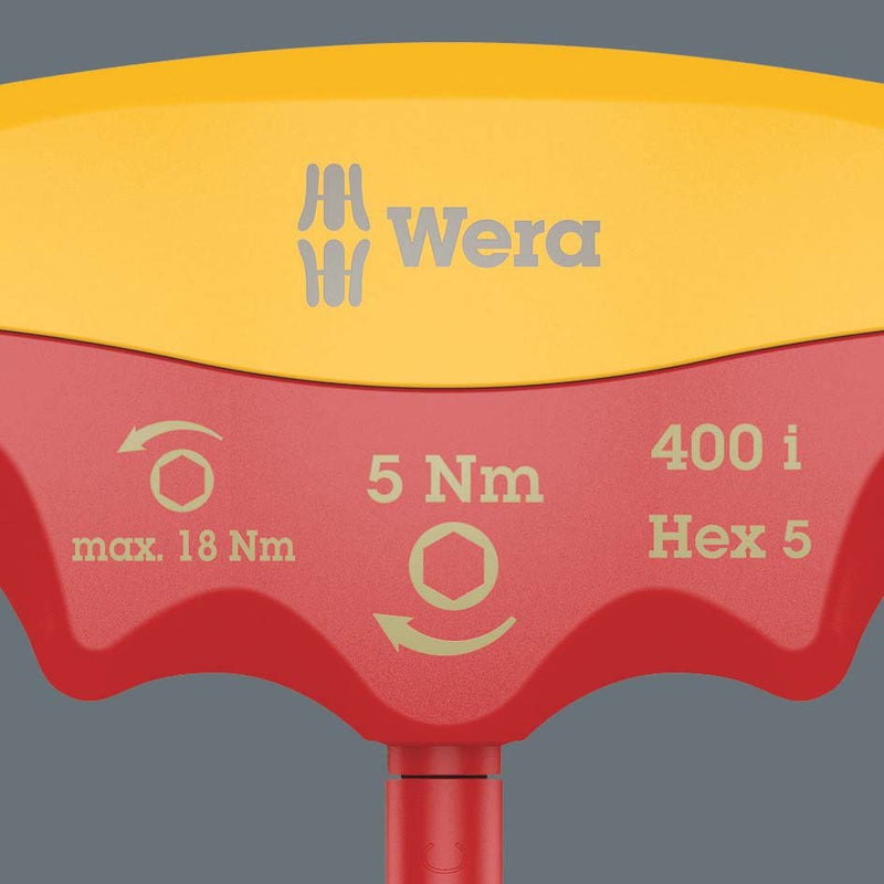 Wera - Innensechskant-Schraubendreher Hex Drehmomentindikator 5004980001 VDE 4,0x90 5Nm