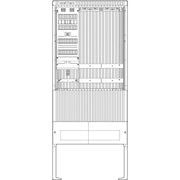 ABN - Zähler-Komplettschrank Zähleranschlusssäule SZ207AL0400 SAS APZ 4pol