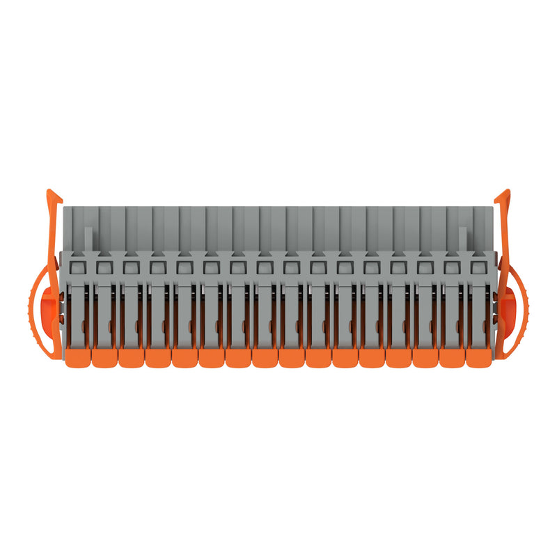 WAGO - Kabelsteckverbinder für Leiterplattensteckverbinder Federleiste 1-Leiter Hebel 2231-1116/038-000 Push-in Cage Clamp − 25 Stück