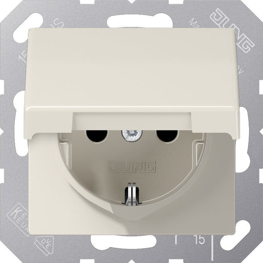 Jung - Steckdose SCHUKO-Steckdose 16A 250V AS 1520 BFKIKL Klappdeckel