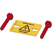 Phoenix Contact - Warn-/Hinweisschild Warnschild WS 4- 8 − 10 Stück