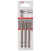 Bosch - Bit Schrauberbit Extra-Hart PH 2607001535 2, 89 mm, 3er-Pack