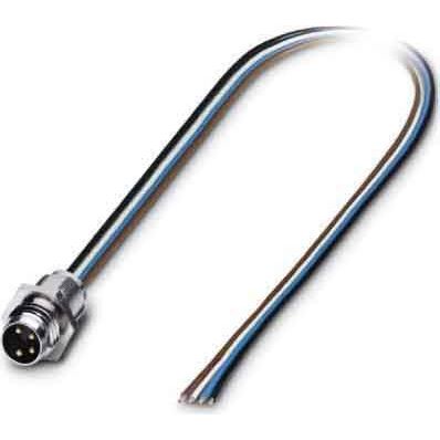 Phoenix Contact - Rundsteckverbinder, feldkonfektionierbar (Industriesteckverbinder) Einbausteckverbinder SACC-E-M 8M #1500347 Sensor-/Aktor-Wandd.
