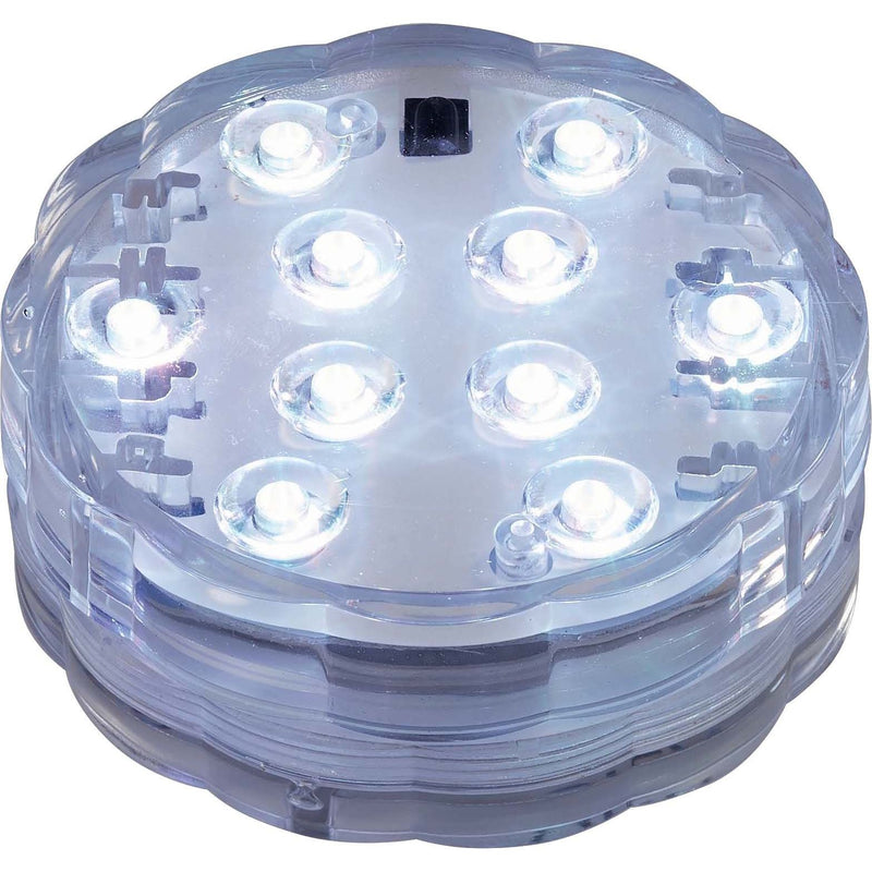 Hellum - Festbeleuchtung LED-Unterwasser-Deko-Bel. 522945 mit Fernbedienung − 12 Stück