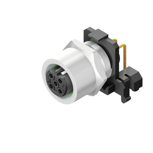 Weidmüller - Rundsteckverbinder, Einbau (PCB) Stecker SAIEW-M12BD-4-FTL M12 − 10 Stück