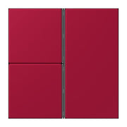 Jung - Abdeckung/Bedienelement für Installationsschalterprogramme Tastensatz 3fach LC 403 TSA 229 rouge carmin