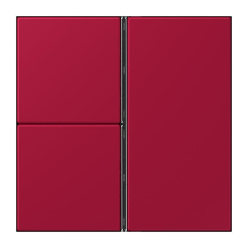 Jung - Abdeckung/Bedienelement für Installationsschalterprogramme Tastensatz 3fach LC 403 TSA 229 rouge carmin