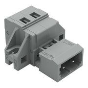 WAGO - Kabelsteckverbinder für Leiterplattensteckverbinder 1-Leiter-Stiftleiste 231-612/019-000/035- CAGECLAMP,2,5mm²,gr − 25 Stück