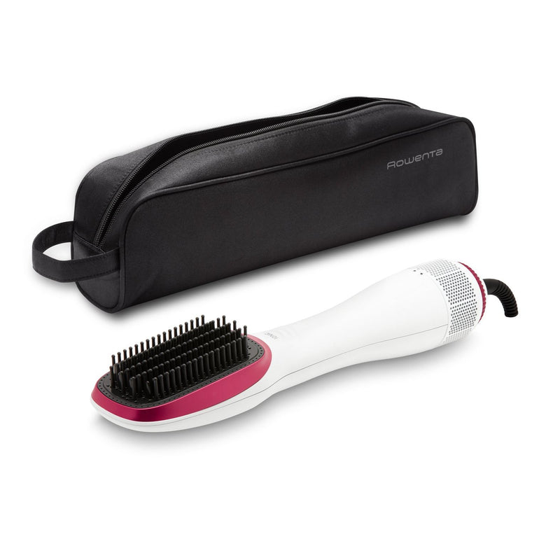 Rowenta - Haartrockner/Haarstyler Glättbürste m.Trockenf CF 6220 ws/rosa WonderAirBrush − 6 Stück