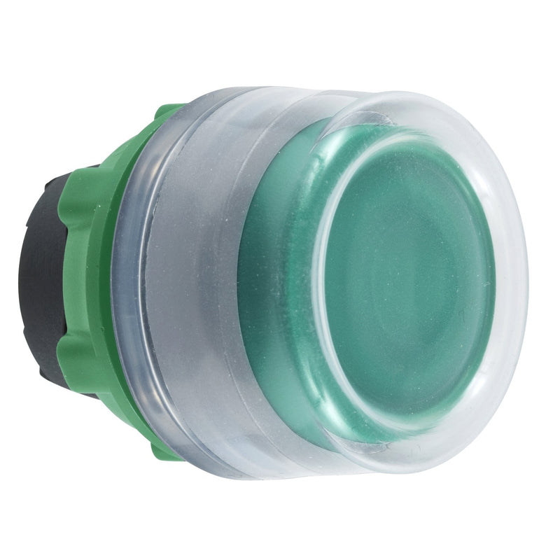 Schneider Electric - Frontelement für Drucktaster Drucktaster, Front ZB5APA3C0 grün, 22mm, in grau