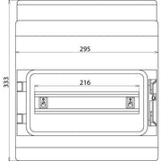 DEHN - Leergehäuse Isolierstoffgehäuse IGA 12 IP54 AP-IP54 f.REG.-12TE