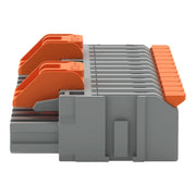 WAGO - Kabelsteckverbinder für Leiterplattensteckverbinder 1-Leiter-Federleiste 2231-1112/329-000 Push-in CAGECLAMP,gr − 25 Stück