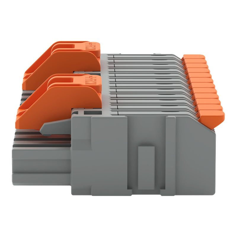 WAGO - Kabelsteckverbinder für Leiterplattensteckverbinder 1-Leiter-Federleiste 2231-1112/329-000 Push-in CAGECLAMP,gr − 25 Stück