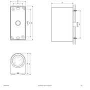 EVN Lichttechnik - Decken-/Wandleuchte P-LED Wandanbauleuchte P54061402HR IP54 230V 3000K