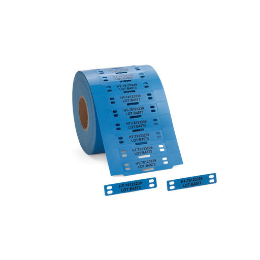 HellermannTyton - Kabelmarkierungssystem Kennzeichnungsschilder 556-80513(1000) 12x60mm bl 1000/Rol − 1000 Stück
