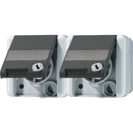 Jung - Steckdose SCHUKO-Steckdose 2-fach 8220 NAWSL 16A 250V