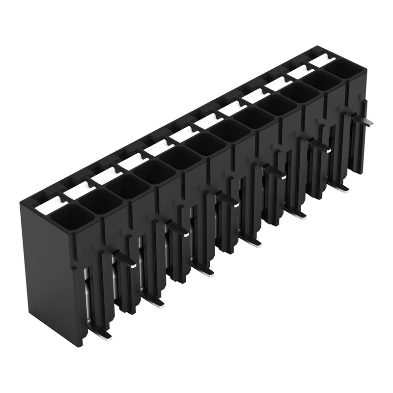 WAGO - Leiterplattenklemme THR-Leiterplattenklemme 2086-1232/300-000 Drücker,1,5mm²,sw − 72 Stück