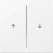 Gira - Abdeckung/Bedienelement für Installationsschalterprogramme Wippe 2f Pfeil 329470 Schalter Reinweiß
