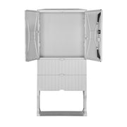 GSAB Elektrotechnik - Gehäuse/Schaltschrank (leer) Flachschrank mit Sockel 1F1600M 1600x745x226 mit MP