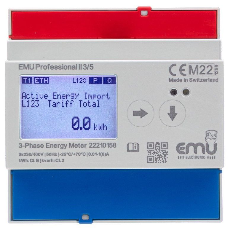 EMU Metering - Elektrizitätszähler Wandlerzähler 3ph. P21A000M