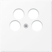 Jung - Einsatz/Abdeckung für Kommunikationstechnik Abdeckung LS 990-4 SAT2 WWM f.SAT-TV-Steckdose
