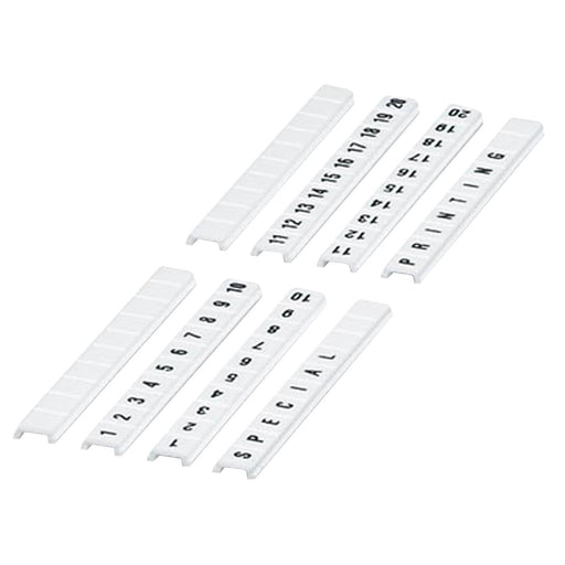 Schneider Electric - Klemmenmarkierung CLIP-IN Beschrift.Streifen NSYTRABF510 flach, 5mm − 10 Stück