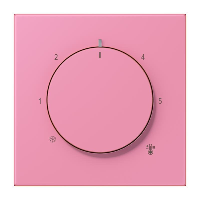 Jung - Abdeckung/Bedienelement für Installationsschalterprogramme Abdeckung für Thermostat LC 1749 BF 246 rose vif (4320C)