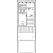 ABN - Zähler-Komplettschrank Zähleranschlusssäule SZ175EE2503 2 eHZ 5pol