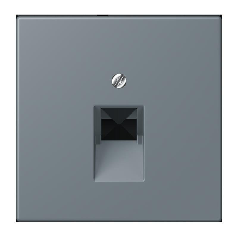 Jung - Einsatz/Abdeckung für Kommunikationstechnik Abdeckung für IAE/UAE LC 969-1 UA 251 gris 59