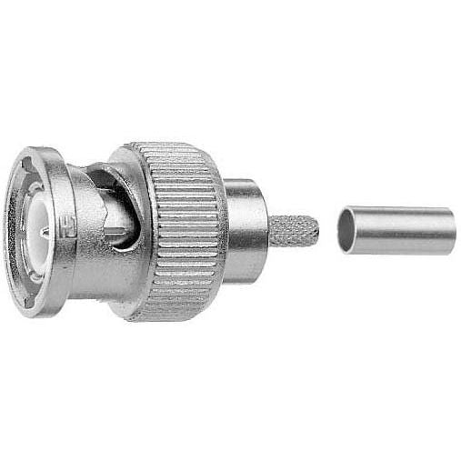 Telegärtner - Koax-Steckverbinder BNC Kabelstecker 100027459 Stand.cr/crRG58