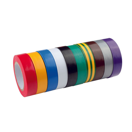 Cimco Werkzeuge - Klebeband Universal-Isolierband 160000 (VE10) 15x10 10Farben sort